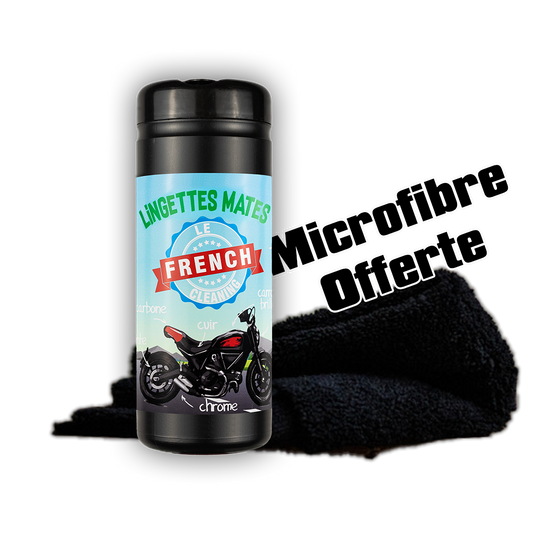 Pot de lingettes Mates + Microfibre Offerte