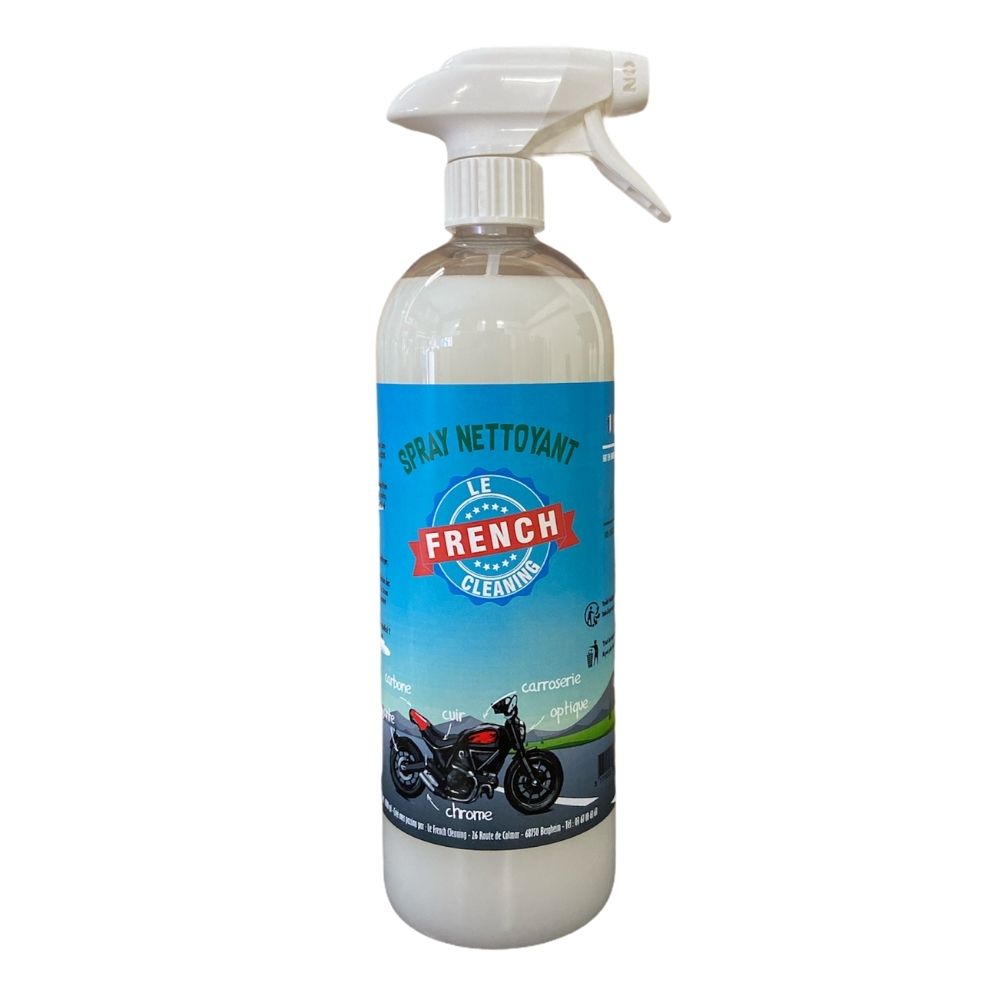 Spray nettoyant moto naturel