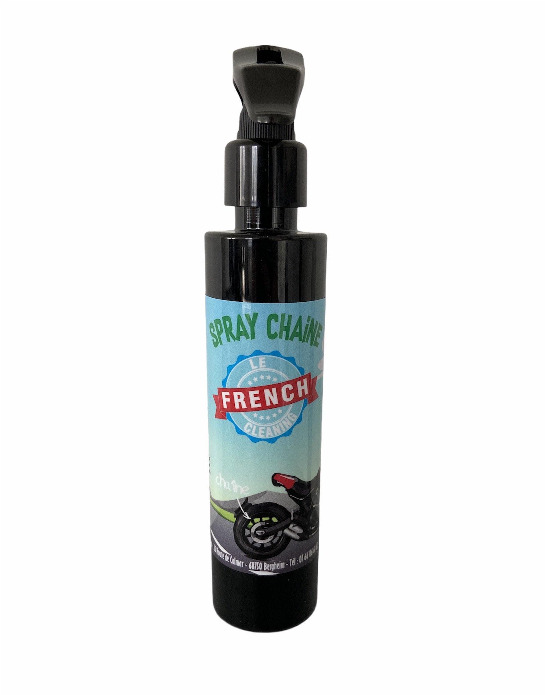 Spray chaine graissant dégraissant moto – Le French Cleaning