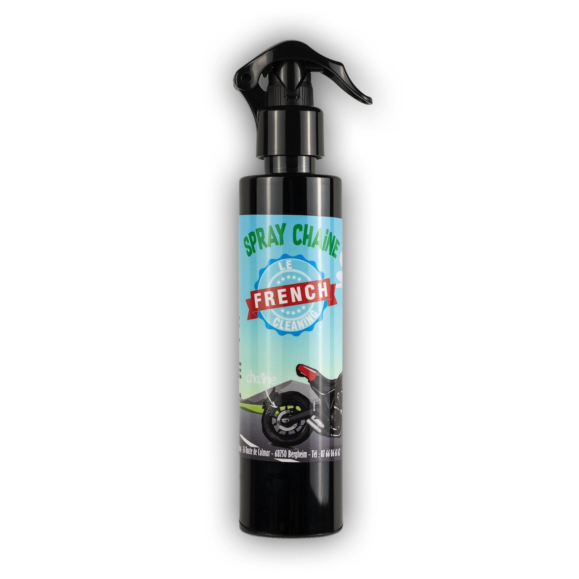 Spray chaine graissant dégraissant moto – Le French Cleaning